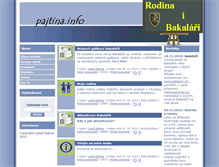 Tablet Screenshot of pajtina.info